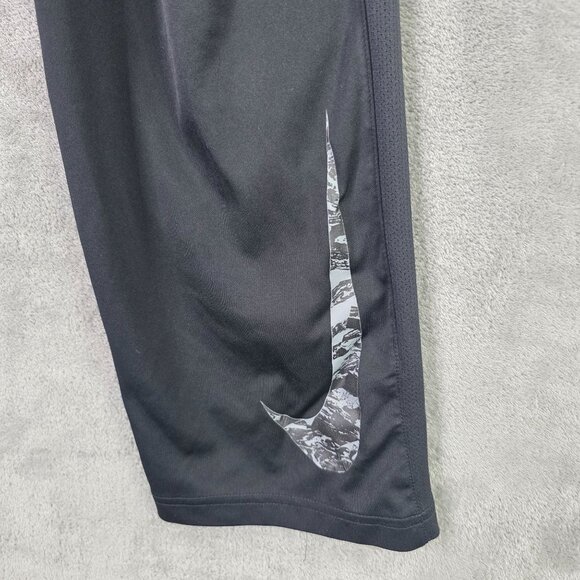 Boys Nike Black Dri Fit Athletic Pants Elastic Waist 100% Polyester Size XL - Picture 2 of 10